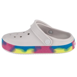 Crocs Off Court Glitter Band Kids Clog 209714-1FS flip-flops white 1