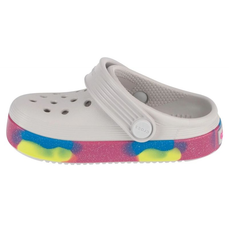 Crocs Off Court Glitter Band Clog T 209717-1FS flip-flops white 1