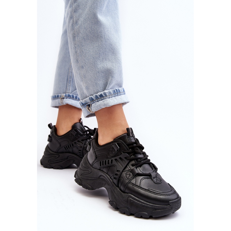 News Chunky Women s Sports Shoes Sneakers Black Toderus