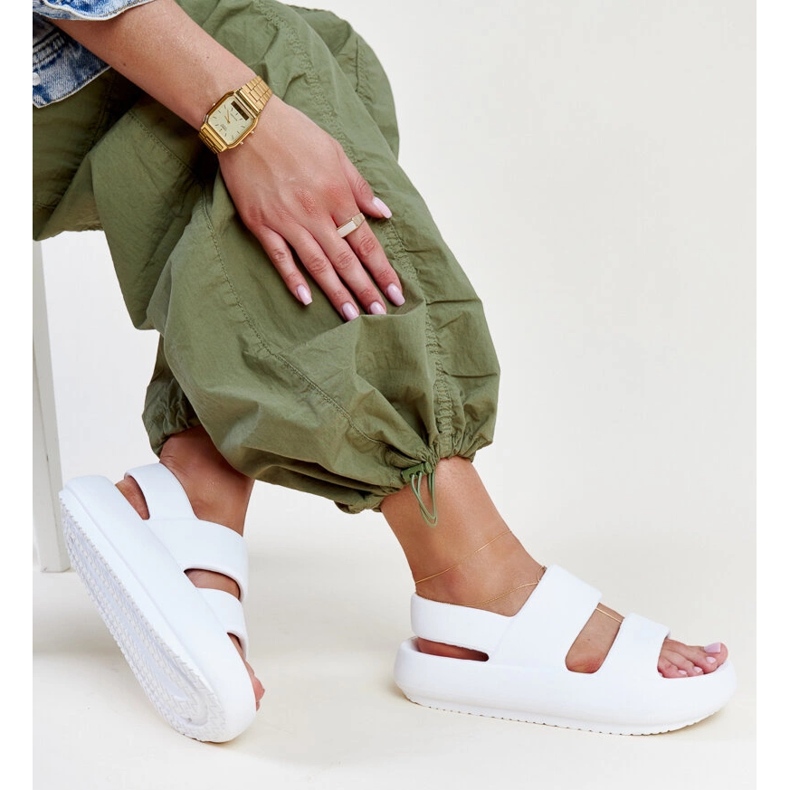 White Attiana sandals 1