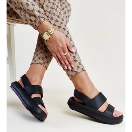 Black Attiana sandals 1