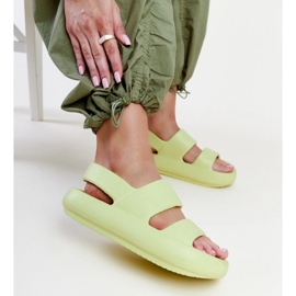 Green Attiana sandals 1 Green Attiana sandals 1