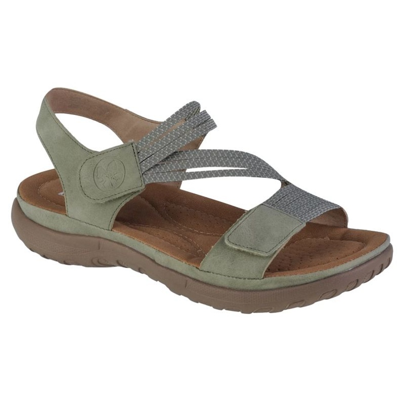 Rieker W 64870-52 sandals green 1