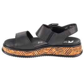Rieker W W0800-00 sandals black 2