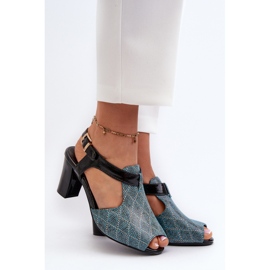 Turquoise Turquoise Queenmarie Women's High Heel Sandals Made of Eco Leather green 2 Turquoise Turquoise Queenmarie Women's High Heel Sandals Made of Eco Leather green 2