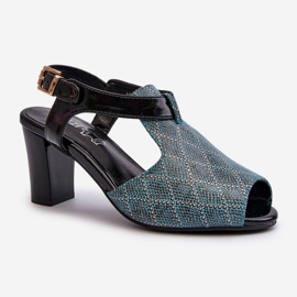 Turquoise Turquoise Queenmarie Women's High Heel Sandals Made of Eco Leather green 1