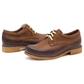 ButBal Women's leather shoes 656b brown 3