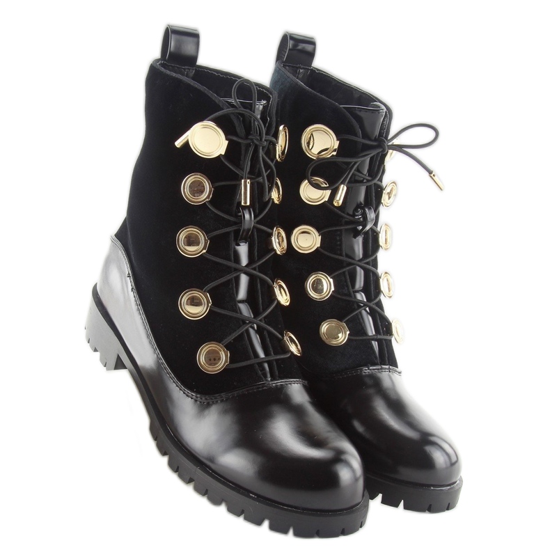 Velor workers with buttons R113p black 2