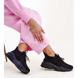 Black sneakers with a massive Kassi sole 1