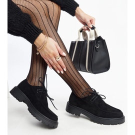 Black suede classic Keiko shoes 1