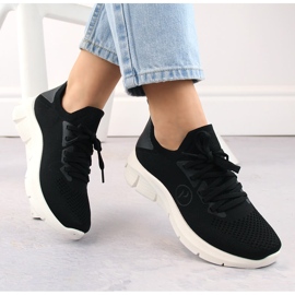 Black women's sports shoes Potocki BK01303 1 Black women's sports shoes Potocki BK01303 1
