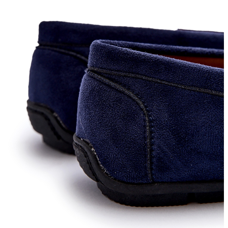 Mckeylor Men's Eco Suede Moccasins, Navy Blue 3 Mckeylor Men's Eco Suede Moccasins, Navy Blue 3