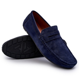 Mckeylor Men's Eco Suede Moccasins, Navy Blue 4 Mckeylor Men's Eco Suede Moccasins, Navy Blue 4