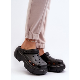 Women's Foam Flip-Flops On A Massive Sole, Black Witima 2