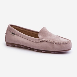 Women's Eco Suede Moccasins, Purple Amrutia violet 1