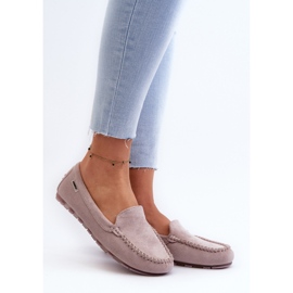 Women's Eco Suede Moccasins, Purple Amrutia violet 2