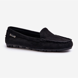 Women's Moccasins Made of Eco Suede Black Amrutia 1