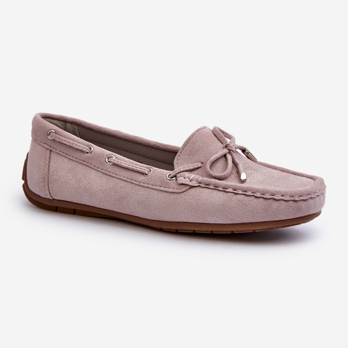 Women's Suede Moccasins Purple Si Passione 1