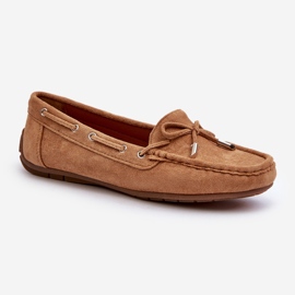 Women's Camel Si Passione Suede Moccasins brown 1 Women's Camel Si Passione Suede Moccasins brown 1