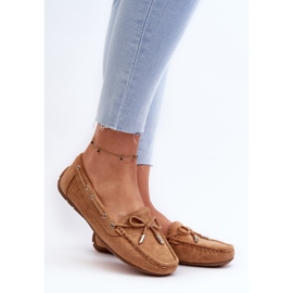 Women's Camel Si Passione Suede Moccasins brown 2 Women's Camel Si Passione Suede Moccasins brown 2