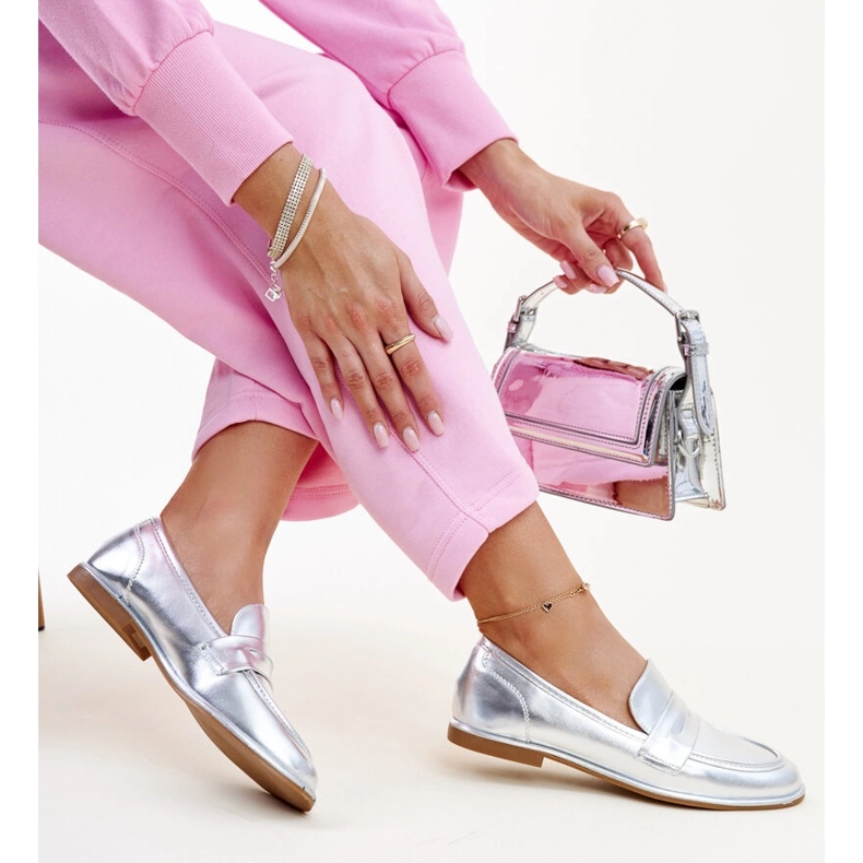 Silver classic Nasia moccasins 1 Silver classic Nasia moccasins 1