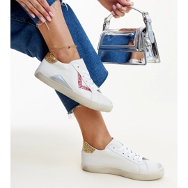 White sneakers with a worn effect by Gombol 1 White sneakers with a worn effect by Gombol 1