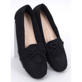 Mouton Black suede moccasins 1