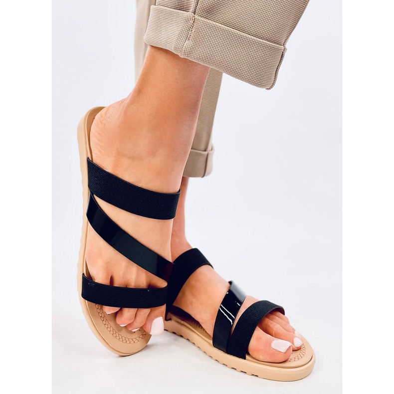 Women's Diarra Negro slippers black 2