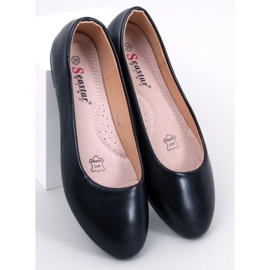 Ballet flats with a leather insole Tova Black 1