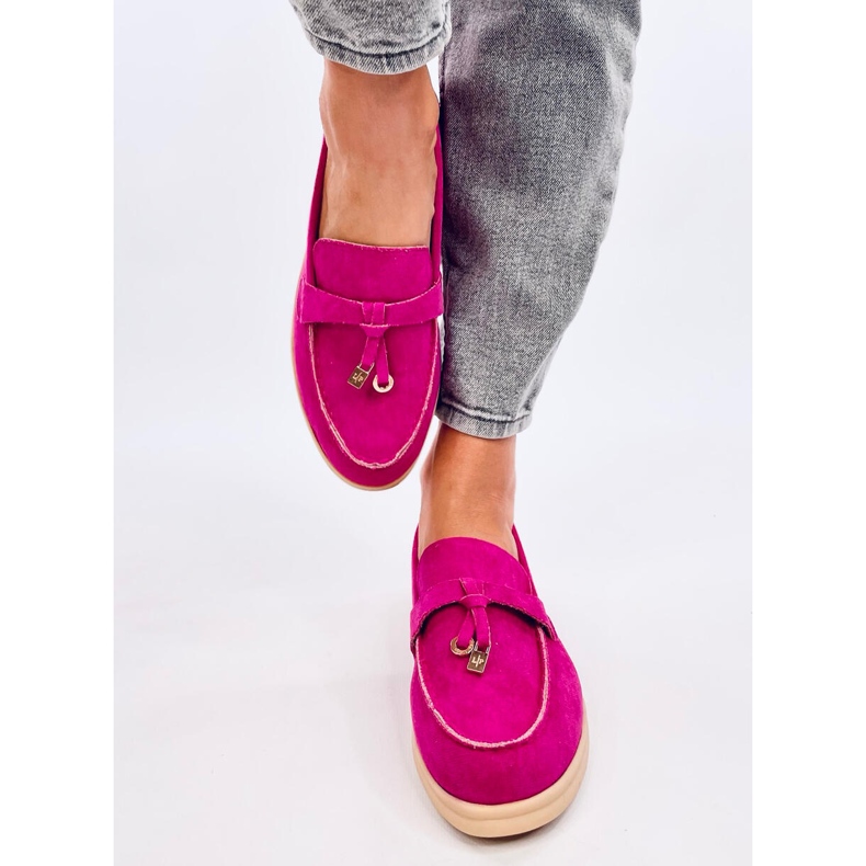 Suede loafers from Ottavia Fuchsia pink 1