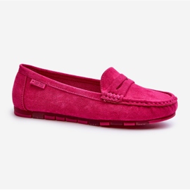 Women's Eco Suede Moccasins Big Star NN274934 Memory Foam System Fuchsia pink 2