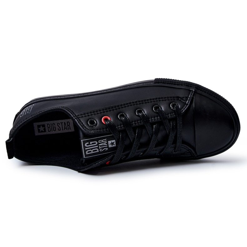 Men's Leather Sneakers Big Star JJ174005 Black 2