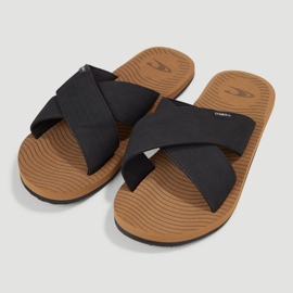 ONeill O'Neill Koosh Cross Over Bloom Slides 92800613658 black 1