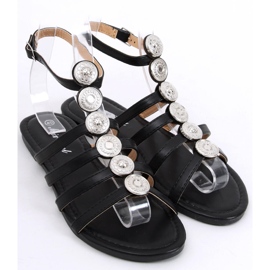 Logan Black women's gladiator sandals 1