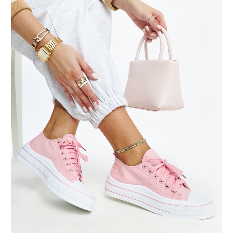 Pink Anbarin platform sneakers 1