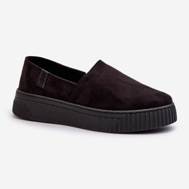 Big Star Women's Platform Sneakers NN276010 Memory Foam System Black 1