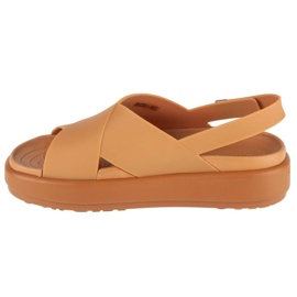 Crocs Brooklyn Luxe Strap W 209407-2U3 sandals brown 1