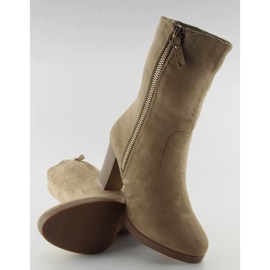 Women's suede boots J28 khaki 2