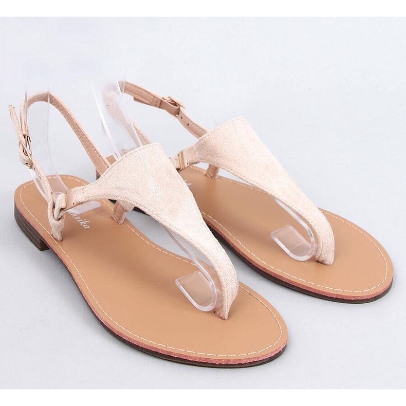 Lapey Beige flip-flops 1