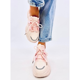 Aston Pink Trainers 1