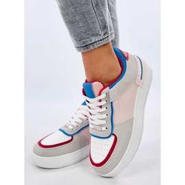 Adames Red colorful sneakers white 2