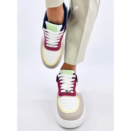 Adames Gray colorful sneakers white 1