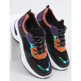 Otavia BLACK / ORANGE sneakers 1