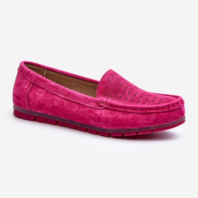 Suede Women's Moccasins Fuchsia S.Barski LR755 pink 1