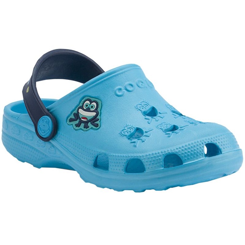 Coqui Little Frog clogs 8701-100-1821A/8701-100-1821 blue 1