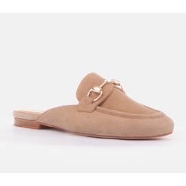 Marco Shoes Amarga mule beige 1
