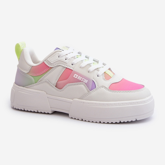 Big Star Women's Sneakers NN274359 Memory Foam System Multicolor white 2