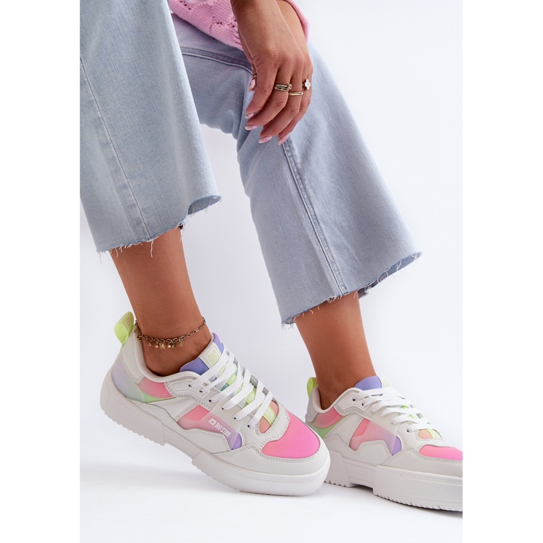 Big Star Women's Sneakers NN274359 Memory Foam System Multicolor white 1