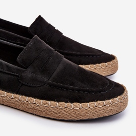 Men's Eco Suede Espadrilles Big Star NN174046 Black 2