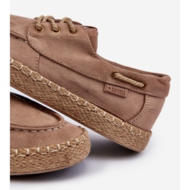 Men's Lace-Up Espadrilles Big Star NN174054 Beige 1